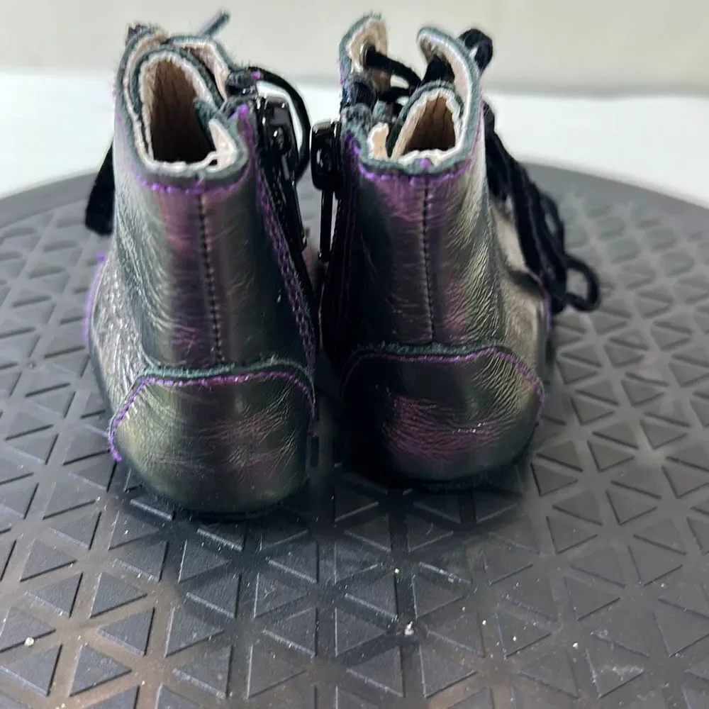 SPELLBOUND Purple Boots Infant size 2